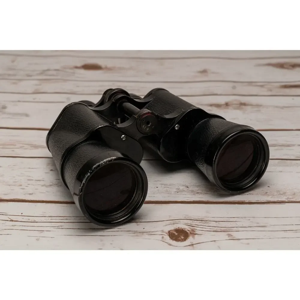 Vintage Nippon Kogaku Tokyo Nikon 7x50 7.3 Binoculars w/ Case n Strap